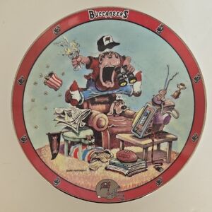 Buccaneers Themed Decorative Plate